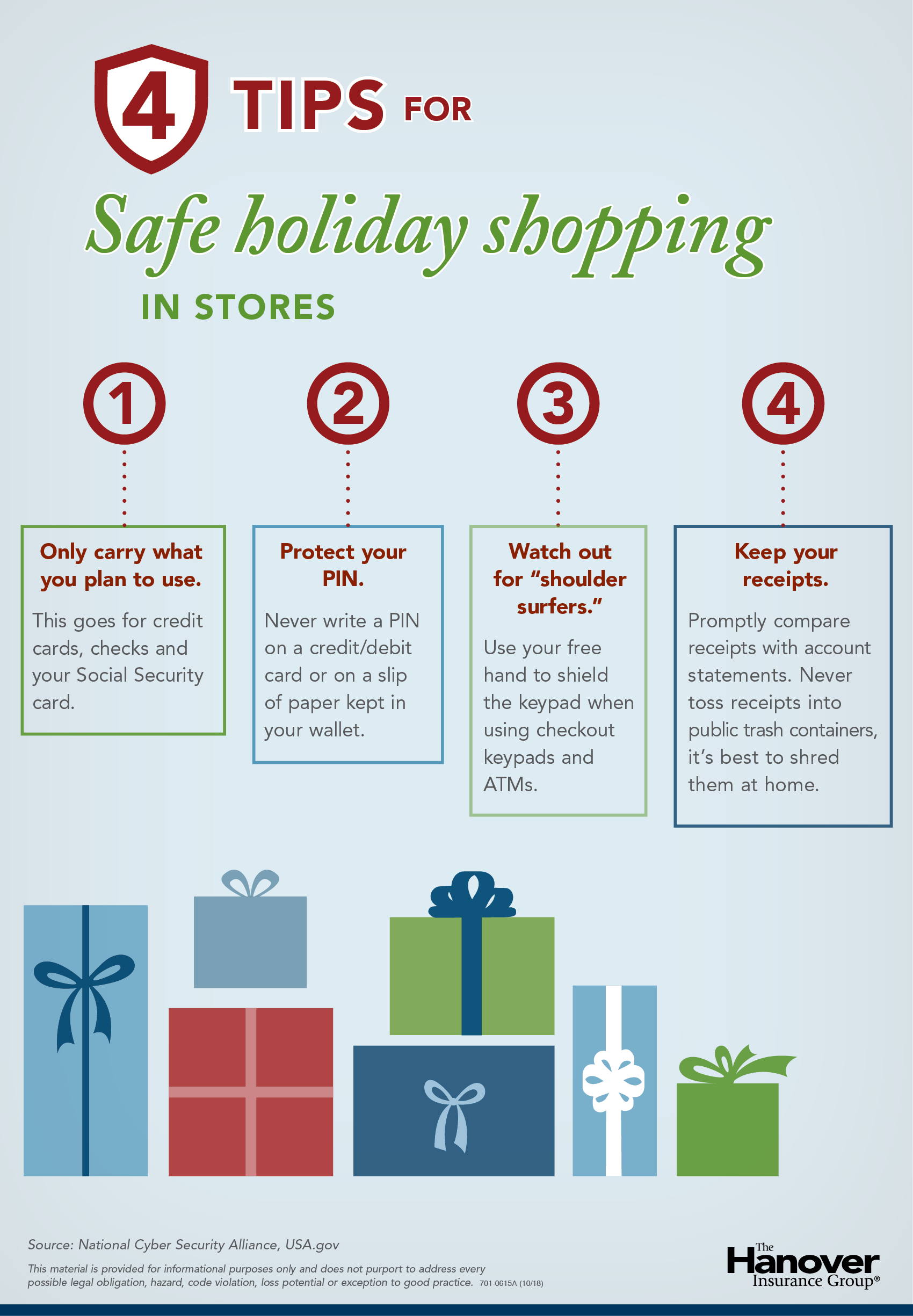 safe holiday shopping in stores