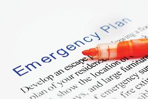 Close-up emergency plan description